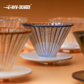 MHW-3BOMBER Elf Dripper V01 Стеклянный пуровер 01 многоцветный, фото , изображение 3