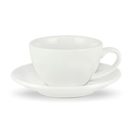 MHW-3BOMBER Latte Cup Кофейная пара 280 мл белый, фото 