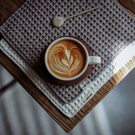 MHW-3BOMBER Latte Cup Кофейная пара 280 мл белый, фото , изображение 6