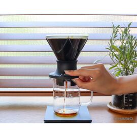 Hario MUSD-02-B Mugen x Switch Имерсионный пуровер пластиковый 02 чёрный, фото , изображение 5