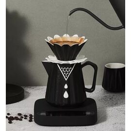 AnyBar Весы с таймером для приготовления кофе капельным методом 2000 г черные, фото , изображение 3