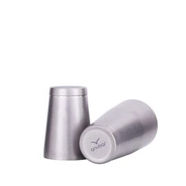 AnyBar Kenko Boston Retro Tin & Half Tin Шейкер 530/830 мл серебро, фото , изображение 2