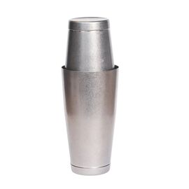 AnyBar Kenko Boston Retro Tin & Half Tin Шейкер 530/830 мл серебро, фото , изображение 3