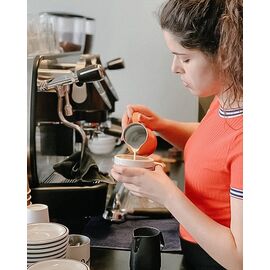 Fiamma Astrolab 2 MB TC Рожковая кофемашина автомат 2 высокие группы красная, фото , изображение 4