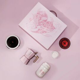 MHW-3BOMBER Подарочный набор с гейзерной кофеваркой 5 предметов розовый, фото , изображение 3