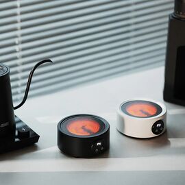 MHW-3BOMBER Мини-плитка для гейзерной кофеварки белая, фото , изображение 2