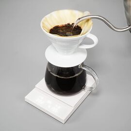 Hario POLARIS Весы для кофе белые, фото , изображение 3