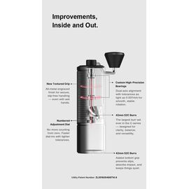 Timemore Chestnut C5 Кофемолка ручная черная, фото , изображение 3