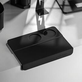 MHW-3BOMBER Коврик для темпинга угловой с двумя выемками черный, фото , изображение 3