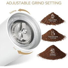 Timemore Chestnut C2s Кофемолка ручная белая, фото , изображение 4