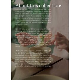 Loveramics Er-go! Dinner Plate Matte Sand Тарелка 26.5 см, фото , изображение 3