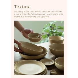 Loveramics Er-go! Salad Plate Matte Sand Тарелка 23 см, фото , изображение 6