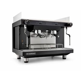 Sanremo Zoe SAP Рожковая кофемашина 2 высокие группы полуавтомат черная, фото 