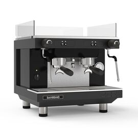 Sanremo Zoe Kompact SAP Рожковая кофемашина 2 группы полуавтомат черная, фото 