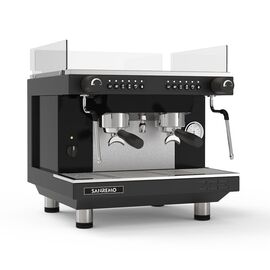 Sanremo Zoe Kompact SED Рожковая кофемашина 2 группы автомат черная, фото 