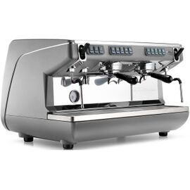 Nuova Simonelli Appia LIFE 2gr V 220V metallic grey high groups economizer Кофемашина рожковая автоматическая, фото 