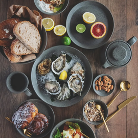 Loveramics Stone Тарелка 21 см гранитная, фото , изображение 2