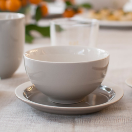 Loveramics Er-go! Тарелка закусочная 15 см серо-коричневая, фото , изображение 2