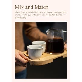 Loveramics Er-go! Поднос 22 см овальный деревянный натуральный, фото , изображение 5