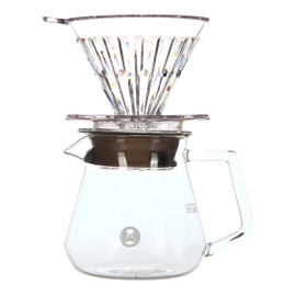 Timemore Crystal Eye Brewer Set PCTG 02 Набор для пуровера 600 мл прозрачный, фото 
