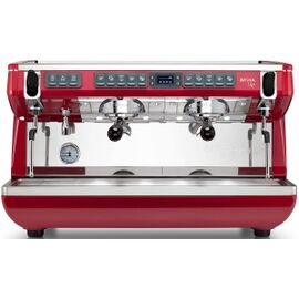 Nuova Simonelli Appia Life 2GR Timer 220V Кофемашина рожковая автоматическая с двумя высокими группами красная, фото 