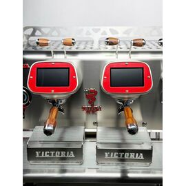 Bezzera Victoria 2GR Кофемашина рожковая автоматическая красная мультифазная, фото , изображение 3