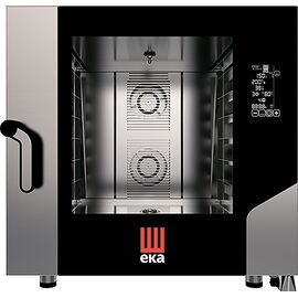 Tecnoeka MKF 616 BM Пароконвектомат электрический 6 уровней 600x400 Black Mask, фото 