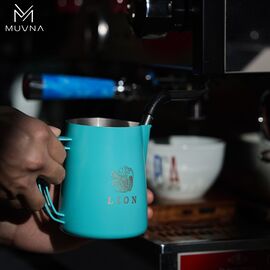 Muvna DBW Propca Lion, бирюзовый — вспенивание молока
