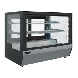 Carboma AMRA AC59 VM 0.7-1 Slider Витрина холодильная настольная нержавеющая сталь, фото 