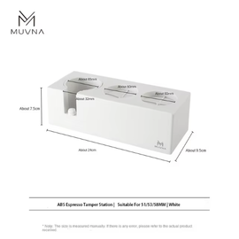 Muvna CH2048 Станция для темперовки белая