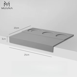 Muvna PS2318 Коврик для темпинга угловой 25x20x3 см серый, фото 