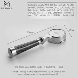 Портафильтр интегрированный Muvna Satan E61 Devil, 58mm, черный, фото 