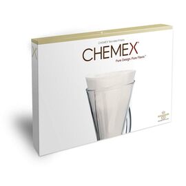 Chemex FP-2 Фильтры белые для кофеварок на 1-3 чашки 100 шт, фото , изображение 2