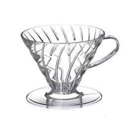 Hario VD-02T Пластиковый пуровер V60 02 прозрачный, фото 