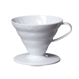 Hario VD-02W Пластиковый пуровер V60 02 белый, фото 