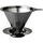 Hario DMD-02-MBK Double Mesh Metal Dripper Металлический пуровер черный, фото  Hario DMD-02-MBK Double Mesh Metal Dripper Металлический пуровер черный, фото