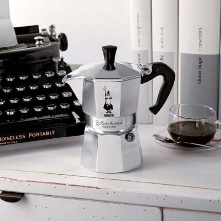 Bialetti 1164 Moka Express 4 Tintins