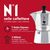 Bialetti 1164 Moka Express на 4 чашки Гейзерная кофеварка, фото , изображение 3
