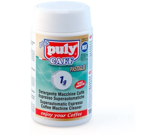 PULY CAFF Plus Таблетки для очистки эспрессо-машин Ø10 мм 100 шт., фото 