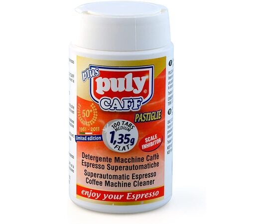 PULY CAFF Plus Таблетки для очистки эспрессо-машин Ø16 мм 100 шт., фото 