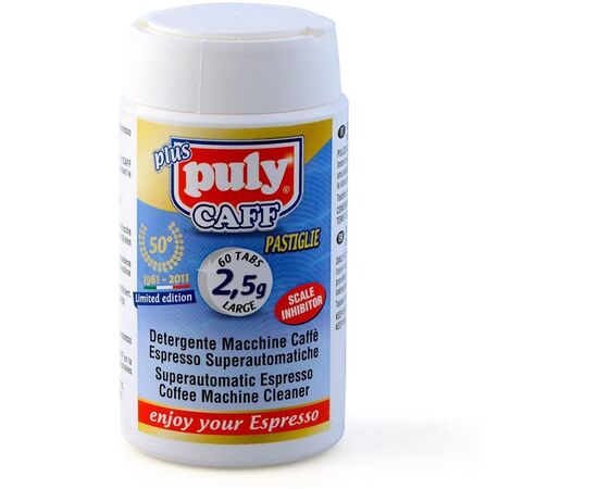 PULY CAFF Plus Таблетки для очистки эспрессо-машин Ø16 мм 60 шт., фото 