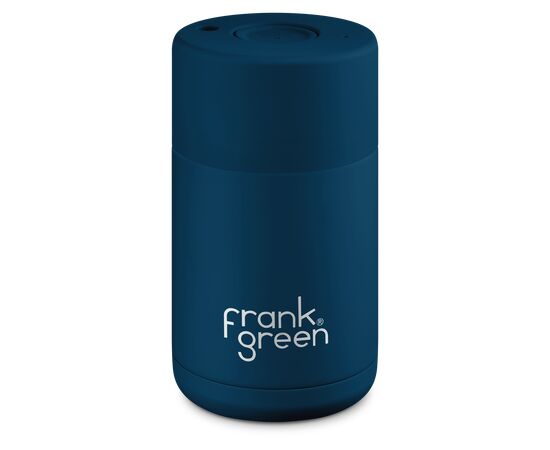 Frank Green Ceramic reusable cup Термокружка 295 мл синяя, фото 