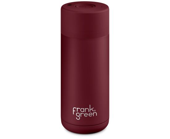 Frank Green Ceramic reusable cup Термокружка 475 мл винный, фото 