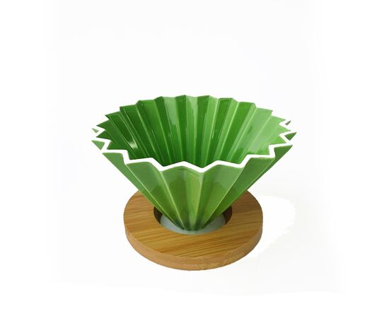 AnyBar Оригами Керамический пуровер 1-4 чашки зелёный, фото 