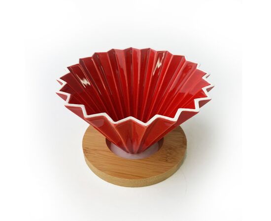 AnyBar Оригами Керамический пуровер 1-4 чашки красный, фото 