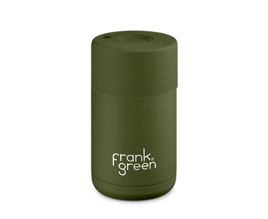 Frank Green Ceramic reusable cup Термокружка 295 мл хаки, фото 