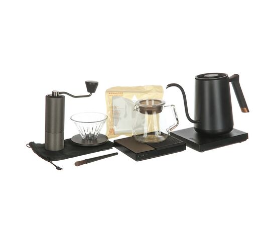 Timemore C2 Advanced Gift Box набор для заваривания кофе черный, фото 