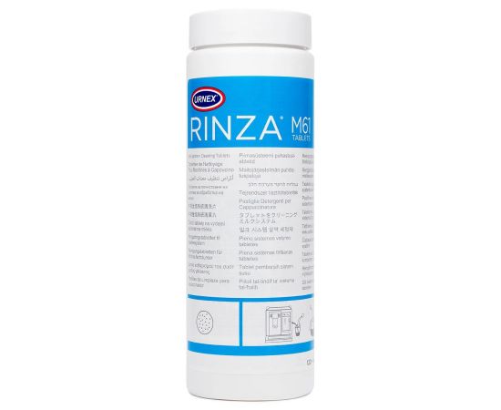 Urnex Rinza M61 Средство для очистки молочных систем эспрессо-машин в таблетках кислотное, фото 