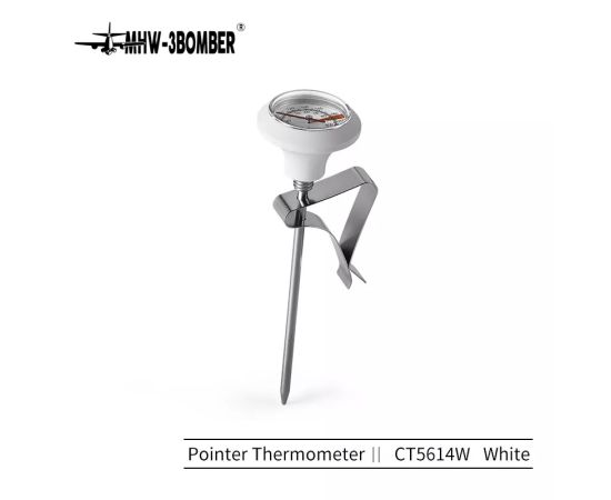 MHW-3BOMBER Термометр аналоговый белый, фото 