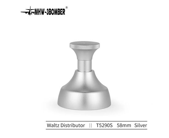 MHW-3BOMBER Waltz Разравниватель WDT 58 мм игольчатый серебро, фото 